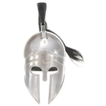 HKH Capacete de Soldado Grego Réplica LARP - Aço Prateado