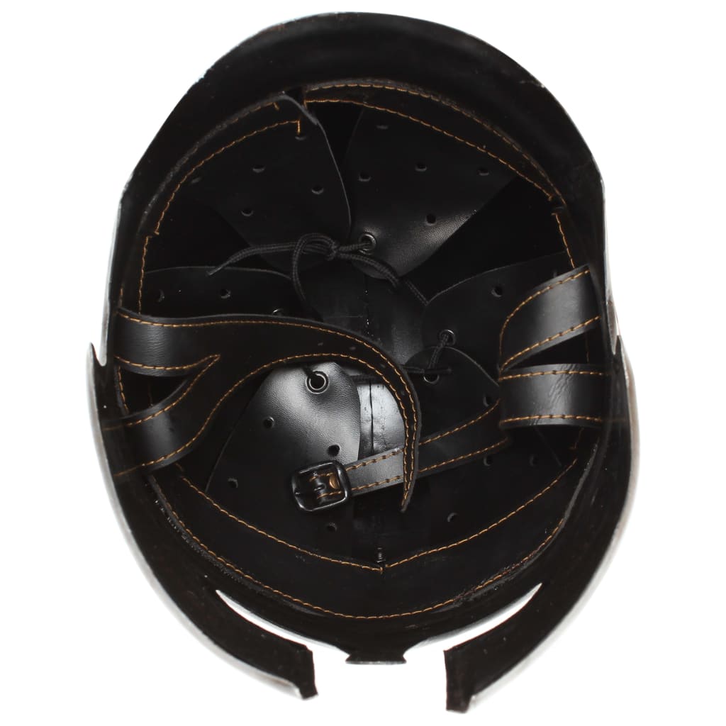 HKH Capacete de Soldado Grego Réplica LARP - Aço Prateado