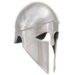 HKH Casco de soldado griego réplica LARP - Acero plateado