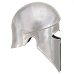 HKH Casco de soldado griego réplica LARP - Acero plateado