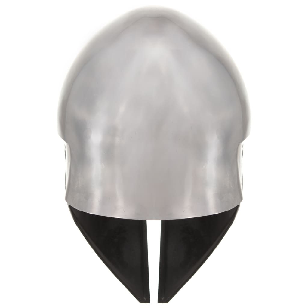 HKH Casco de soldado griego réplica LARP - Acero plateado