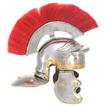 HKH Capacete de Soldado Romano Réplica LARP - Aço Prateado