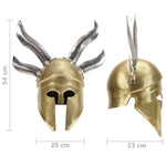 HKH Casco de soldado griego réplica LARP - Acero Bronce