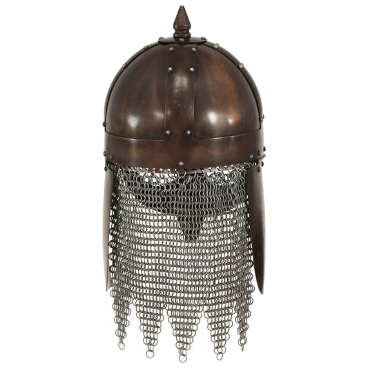 HKH Capacete Soldado Viking Réplica LARP - Aço cobre