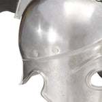 HKH Capacete de Soldado Grego Réplica LARP - Aço Prateado