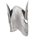 HKH Casco de caballero medieval réplica LARP - Acero plateado