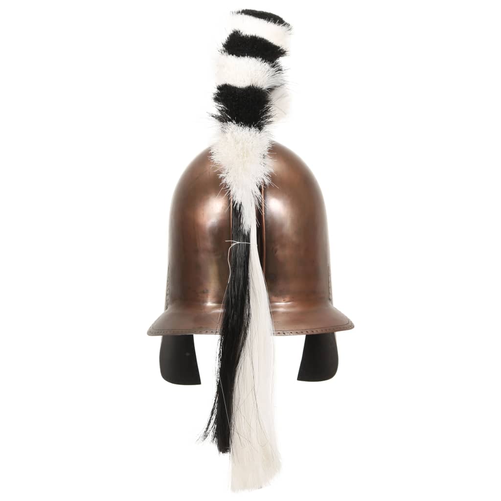 HKH Capacete de Soldado Grego Réplica LARP cobre Prateado