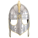 HKH Capacete Soldado Beowulf Réplica LARP - Aço Prateado