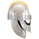 HKH Capacete Soldado Beowulf Réplica LARP - Aço Prateado