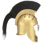 HKH Capacete de Soldado Grego Réplica LARP - Aço Bronze