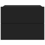 HKH Mesa de Cabeceira em Derivados de Madeira - Preto