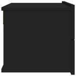 HKH Mesa de Cabeceira em Derivados de Madeira - Preto