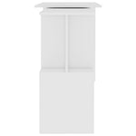 HKH Escritorio esquinero de madera - Blanco