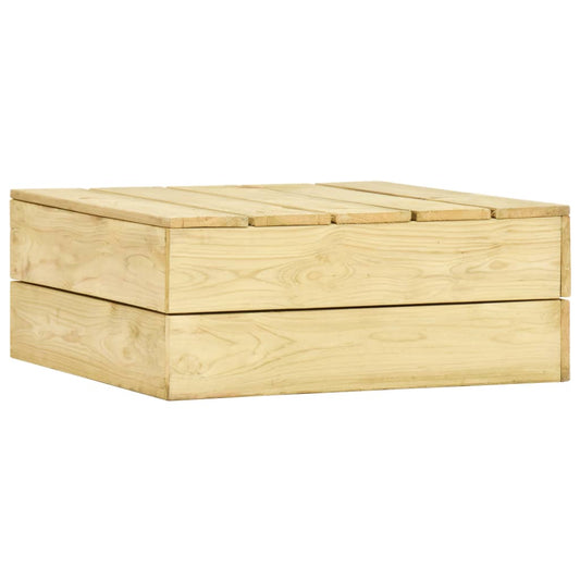 HKH Mesa de Jardim 75x75x31 Cm Madeira de Pinho Impregnada - Marrom