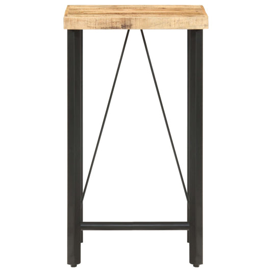 HKH Mesa de Bar em Madeira Áspera de Mangueira