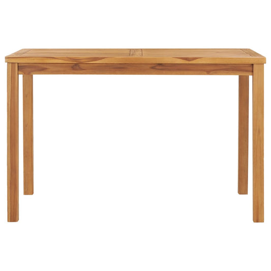 HKH Mesa de Jantar para Jardim Madeira Teca Maciça - Marrom