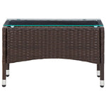HKH Mesa de Centro 60x40x36 Cm Vime Pe Castanho - Marrom