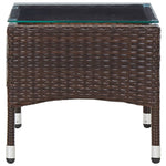 HKH Mesa de Centro 60x40x36 Cm Vime Pe Castanho - Marrom