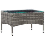 HKH Mesa de Centro 60x40x36 Cm Vime Pe - Cinzento