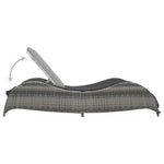 HKH Espreguiçadeira Com Almofadão Vime Pe - Antracite