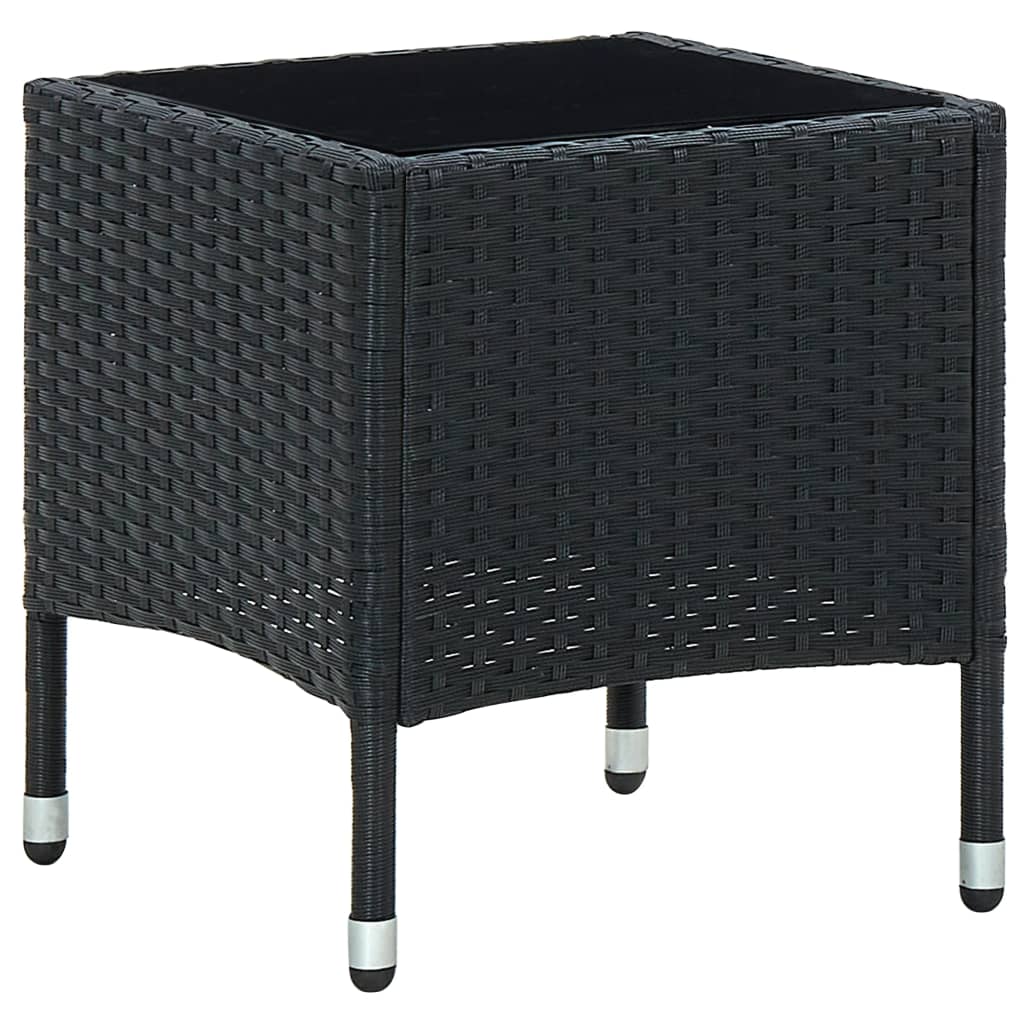 HKH Mesa de Jardim 40x40x45 Vime Pe - Preto