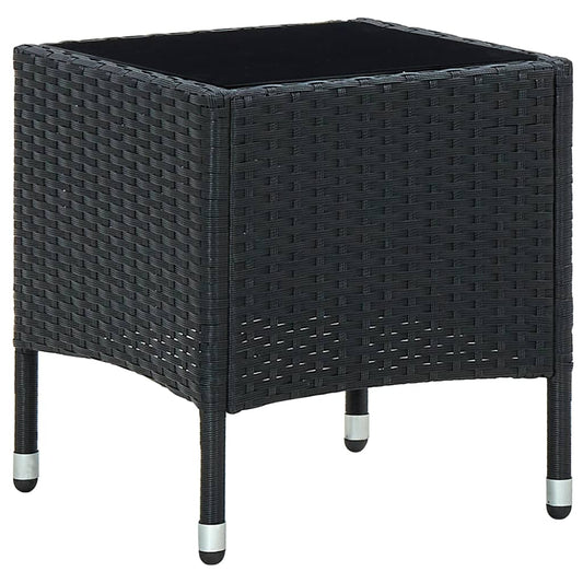 HKH Mesa de Jardim 40x40x45 Vime Pe - Preto