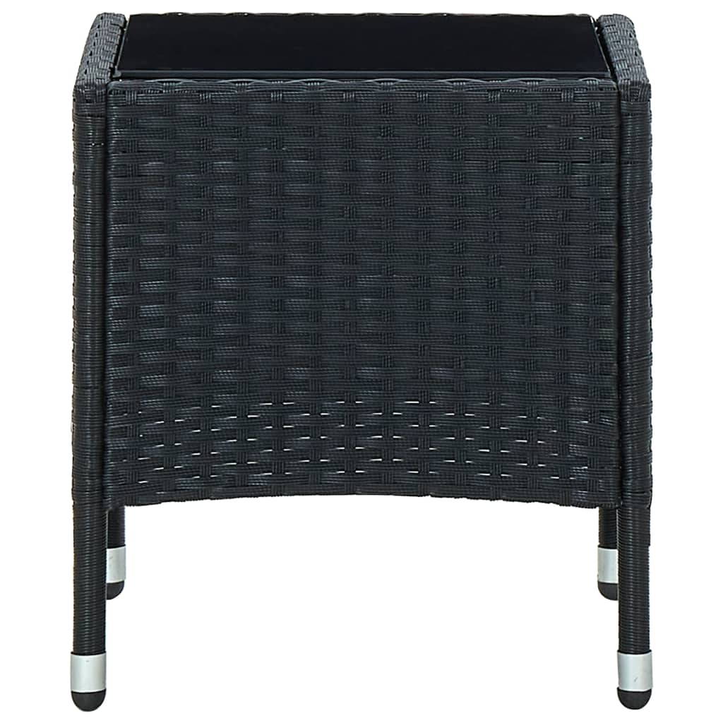 HKH Mesa de Jardim 40x40x45 Vime Pe - Preto