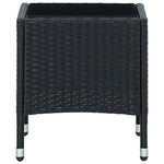 HKH Mesa de Jardim 40x40x45 Vime Pe - Preto