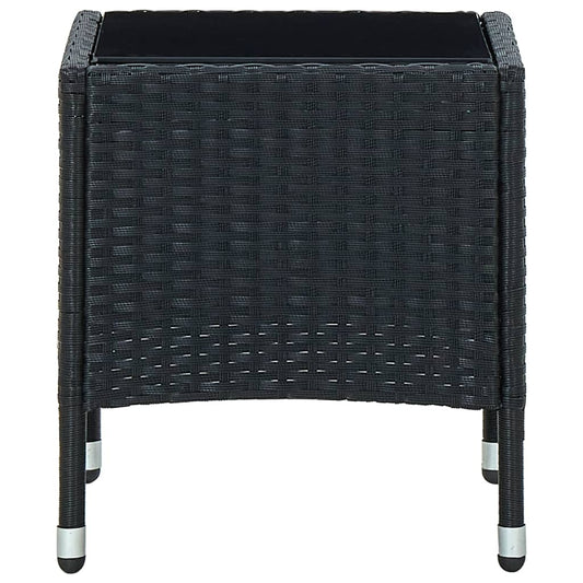 HKH Mesa de Jardim 40x40x45 Vime Pe - Preto
