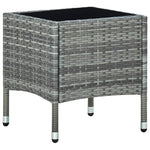 HKH Mesa de Jardim 40x40x45 Vime Pe - Cinzento