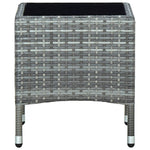 HKH Mesa de Jardim 40x40x45 Vime Pe - Cinzento