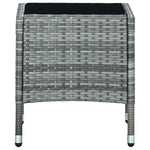 HKH Mesa de Jardim 40x40x45 Vime Pe - Cinzento