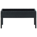 HKH Mesa de Jardim 75x40x37 Vime Pe - Preto
