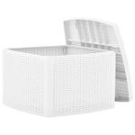 HKH Mesa de Apoio 54x54x36,5 Cm Plástico - Branco