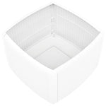HKH Mesa de Apoio 54x54x36,5 Cm Plástico - Branco