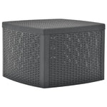 HKH Mesa de Apoio 54x54x36,5 Cm Plástico - Antracite