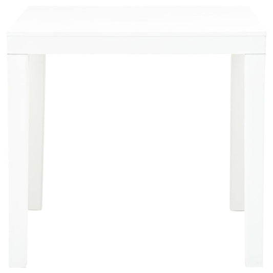 HKH Mesa de Jardim 78x78x72 Cm Plástico - Branco