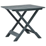 HKH Mesa de Jardim Dobrável 79x72x70 Cm Plástico - Verde