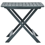 HKH Mesa de Jardim Dobrável 79x72x70 Cm Plástico - Verde