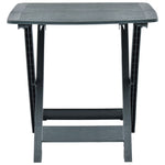 HKH Mesa de Jardim Dobrável 79x72x70 Cm Plástico - Verde