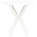 HKH Mesa de Bistrô Ã˜70 Cm Plástico - Branco