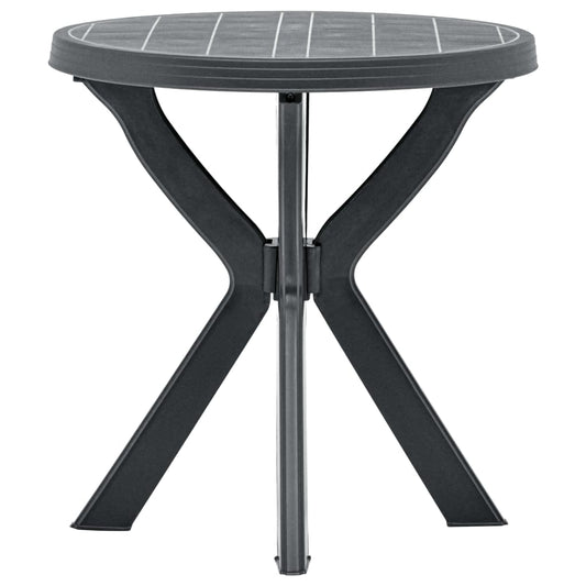 HKH Mesa de Bistrô Ã˜70 Cm Plástico - Antracite
