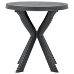 HKH Mesa de Bistrô Ã˜70 Cm Plástico - Antracite