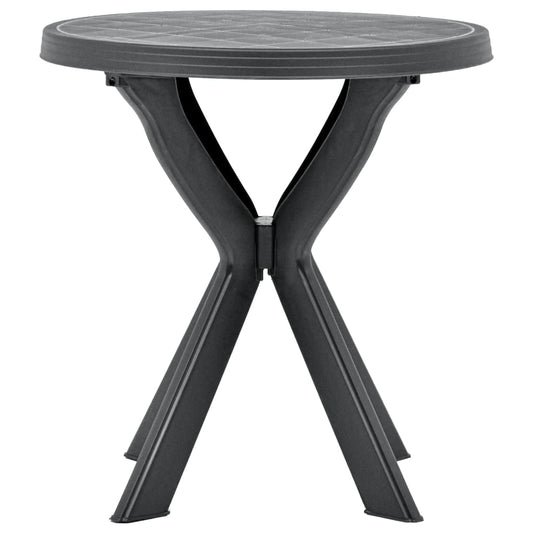 HKH Mesa de Bistrô Ã˜70 Cm Plástico - Antracite