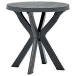 HKH Mesa de Bistrô Ã˜70 Cm Plástico - Antracite