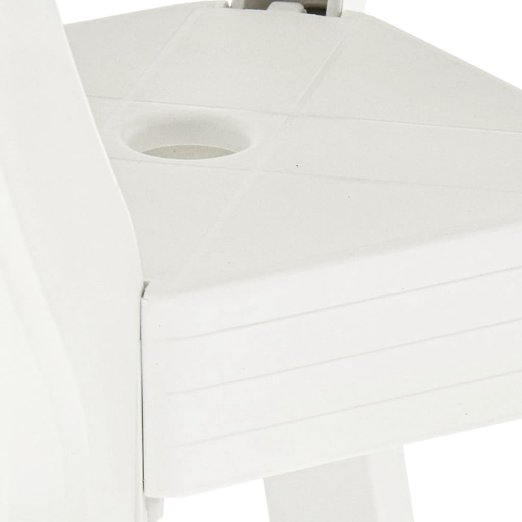 HKH Mesa de Bistrô 70x70x72 Cm Plástico - Branco