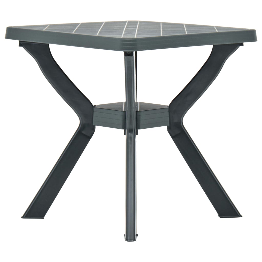 HKH Mesa de Bistrô 70x70x72 Cm Plástico - Verde