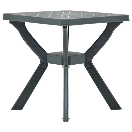 HKH Mesa de Bistrô 70x70x72 Cm Plástico - Verde