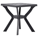 HKH Mesa de Bistrô 70x70x72 Cm Plástico - Antracite