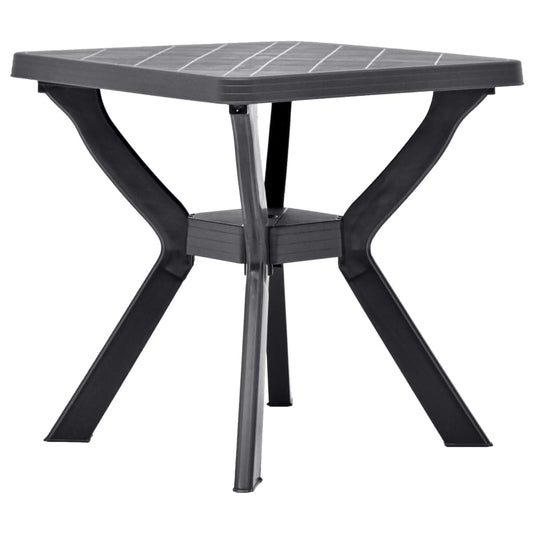 HKH Mesa de Bistrô 70x70x72 Cm Plástico - Antracite